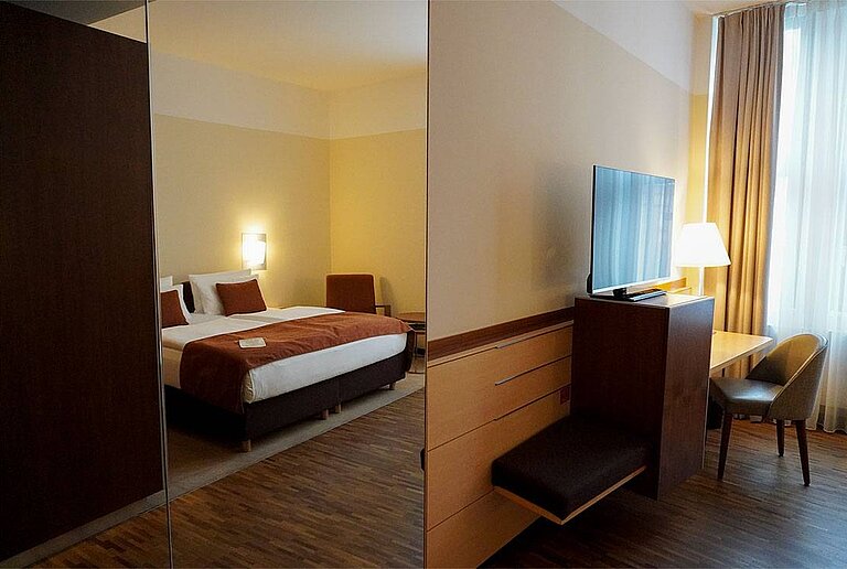 Superior Kingbett Zimmer im centrovital Hotel Berlin