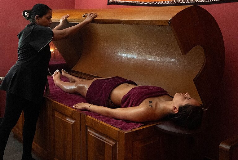 Kräuterdampfbad im centrovital Ayurveda Center