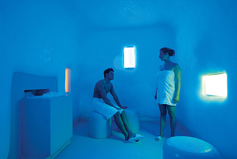 Eisiglu in der Pool- und Saunalandschaft im centrovital Hotel