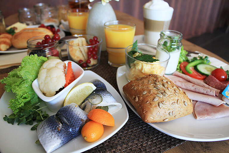 Frühstück im Restaurant emil's im centrovital Hotel 