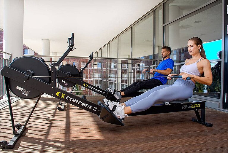 Rudergeräte im centrovital Spa & Sportclub in Berlin