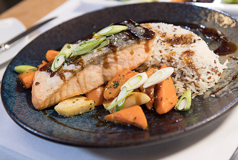 Frische Küche im Restaurant emil's im centrovital Hotel ©Alexander Hausdorf